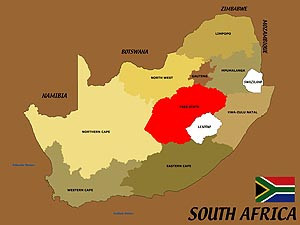 South Africa Map3