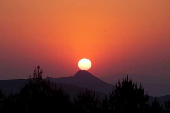 Photos of Africa Sunsets stock images 044314