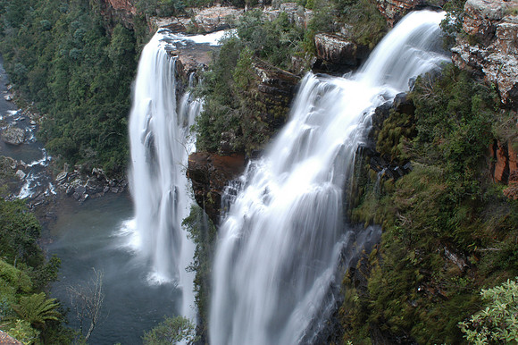 Photos of Africa Panorama Mpumalanga Waterfalls stock images 035504
